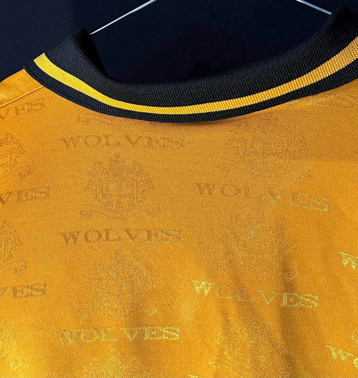 Nutmeg × Vintage WOLVERHAMPTON 1995 1996 HOME FOOTBALL SHIRT JERSEY NUTMEG Size US L / EU 52-54 / 3 - 4 Thumbnail