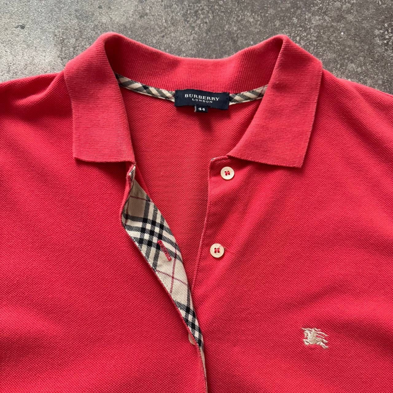 Burberry × Vintage Burberry Vintage Polo T-Shirt Size L / US 10 / IT 46 - 4 Thumbnail