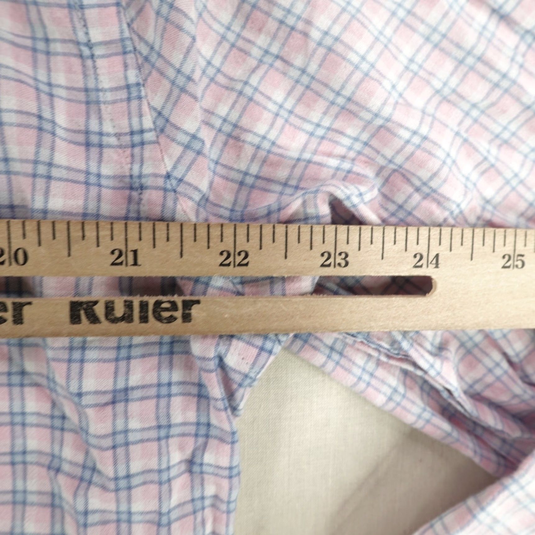 Faherty Faherty Shirt Mens Large Pink Plaid Button-Down Lightweight Cotton Casual Size US L / EU 52-54 / 3 - 6 Thumbnail