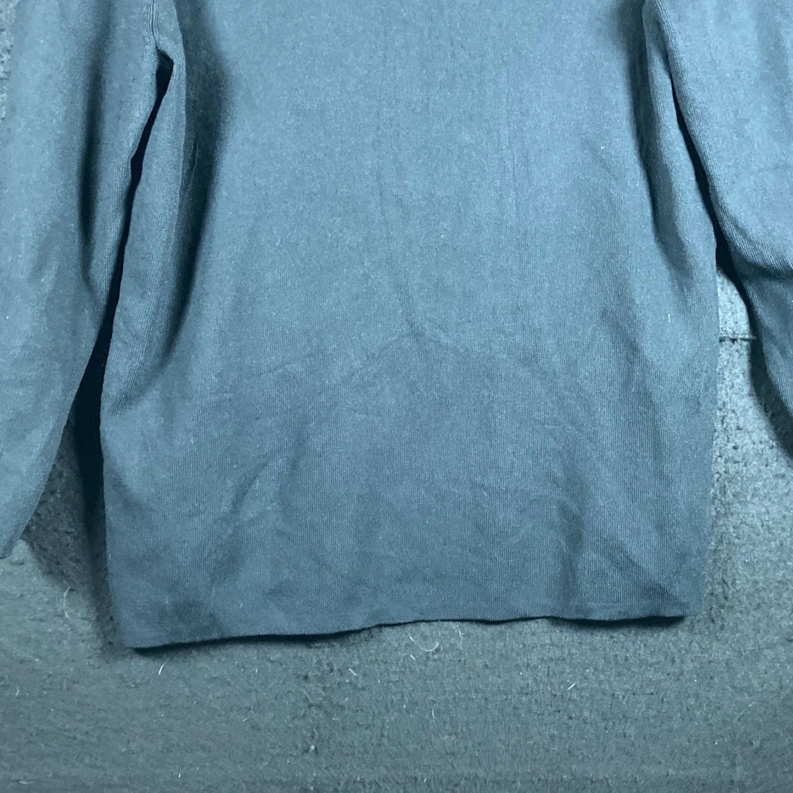 Vintage Chicos Womens Shirt Black 3/4 Sleeve Scoop Neck Stretch L Size L / US 10 / IT 46 - 3 Thumbnail