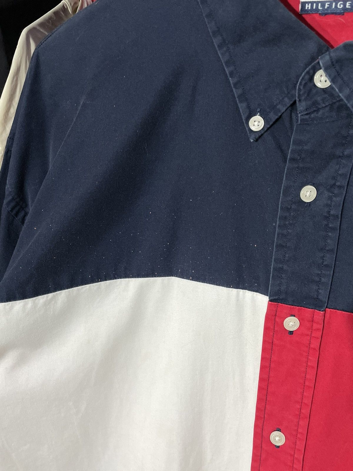 Tommy Hilfiger × Vintage Polo T-shirt Tommy Hilfiger Big Flag 90’s Vintage Size US XL / EU 56 / 4 - 11 Thumbnail