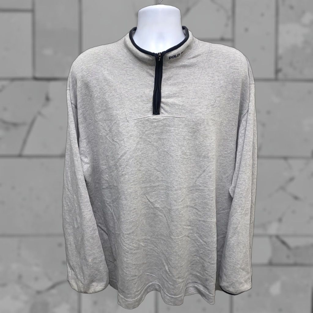 Polo Ralph Lauren Polo Ralph Lauren Mens 1/2 Zip Pullover Jacket Gray 2XL Slim Regular Size Polo Ralph Lauren Mens 1/2 Zip Pullover Jacket Gray 2XL Size US XXL / EU 58 / 5 - 1 Thumbnail