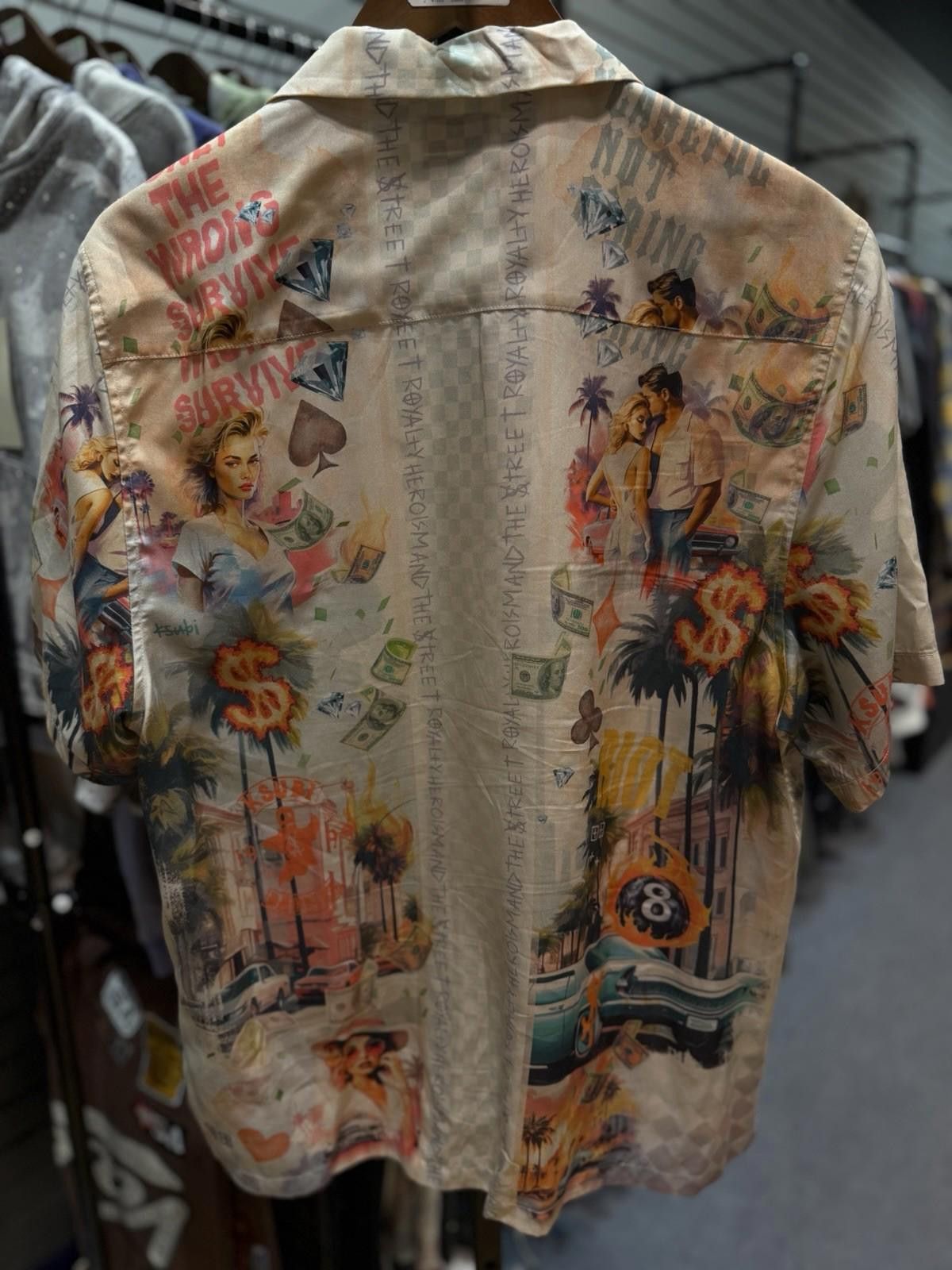 Ksubi Ksubi Money Party Floral Print Button Up Shirt Large (L) Size US L / EU 52-54 / 3 - 7 Thumbnail