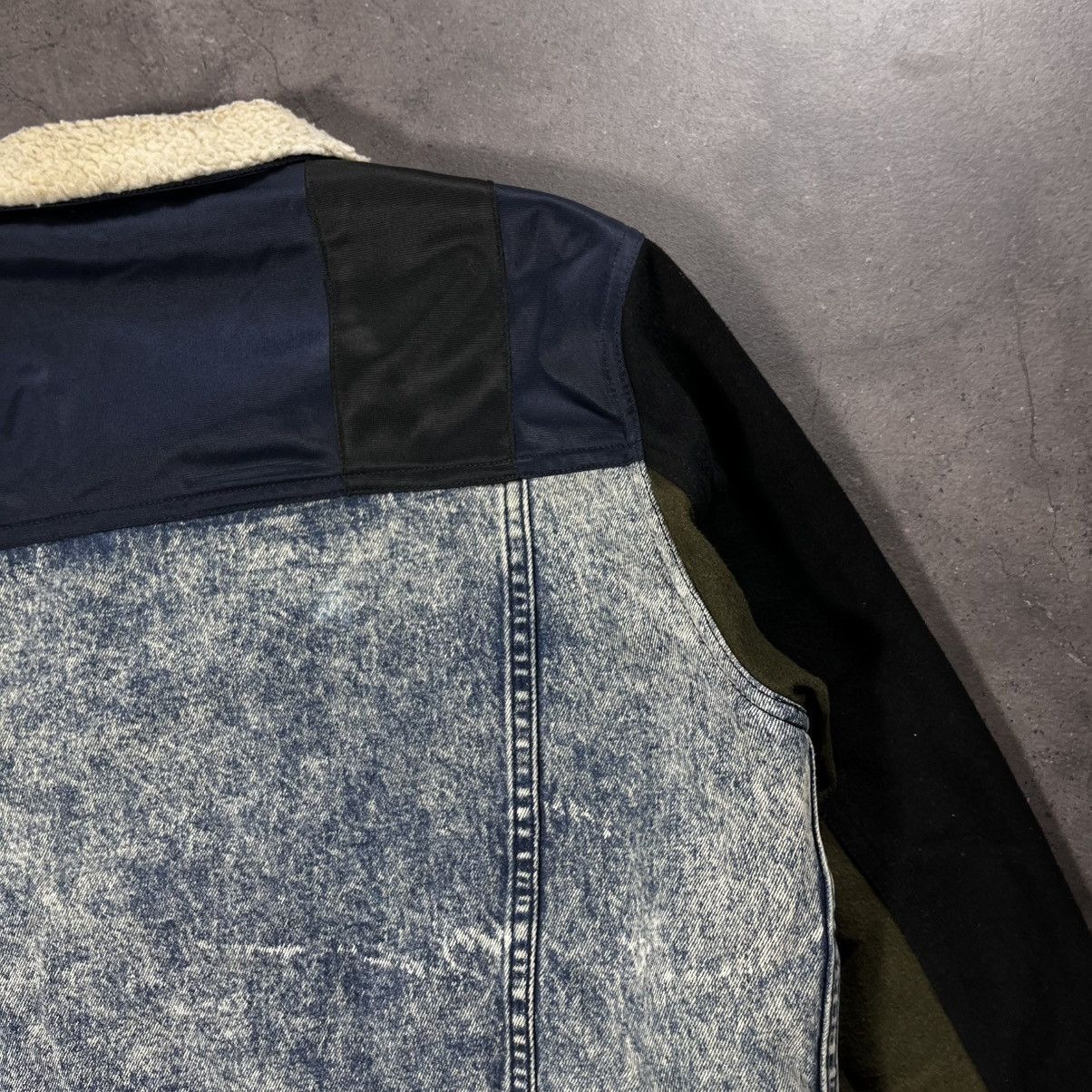 Han Kjobenhavn Vintage Han Kjobenhavn Patchwork Sherpa Trucker Denim Jacket Size US S / EU 44-46 / 1 - 12 Thumbnail