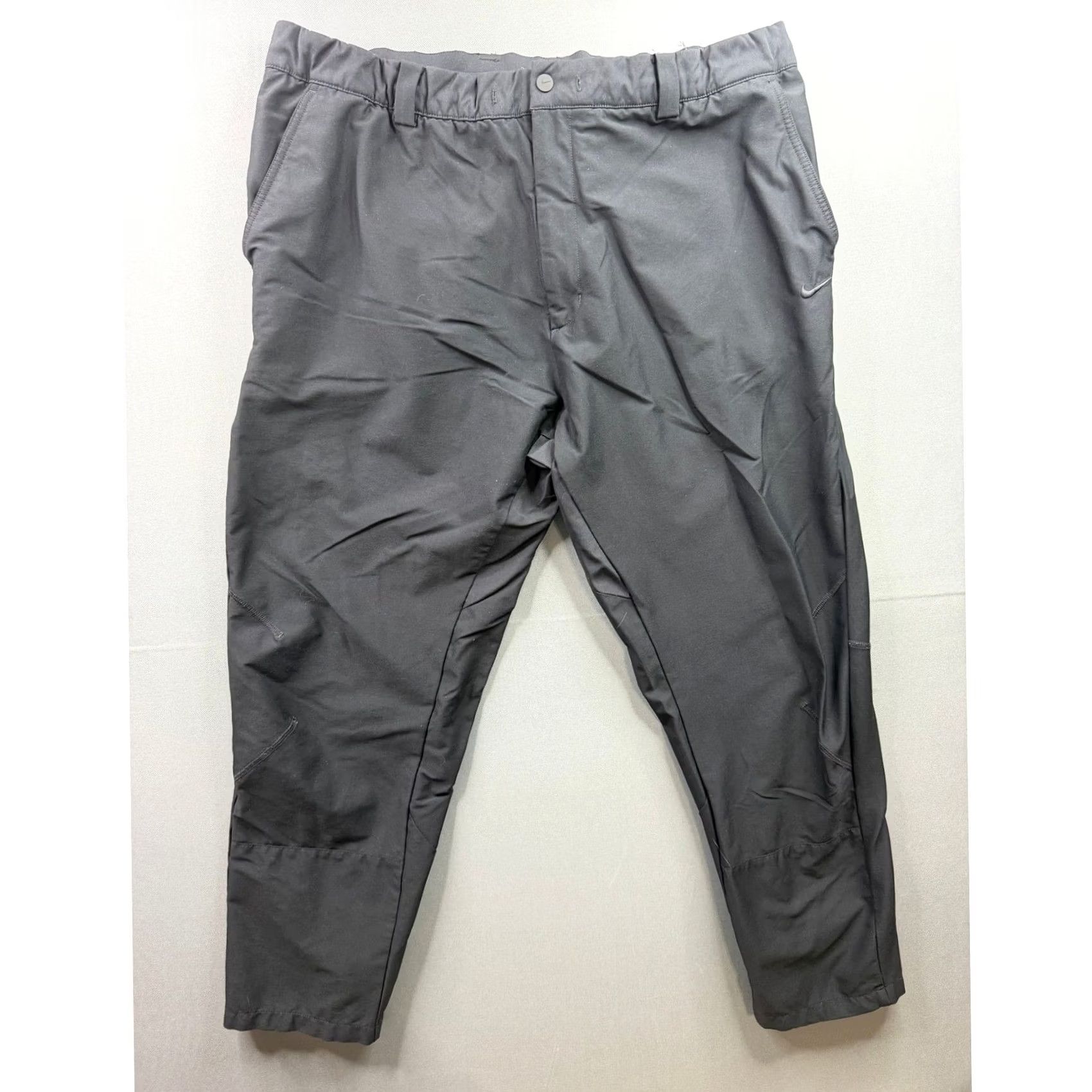 Nike Nike Dri-FIT Tapered Performance Pants Mens Grey Inseam 27 Waist 38 Zip Pocket Pockets Utility Gorpcore Minimalist Articulated Knees 4 Pockets Tapered Size US 38 / EU 54 - 2 Thumbnail