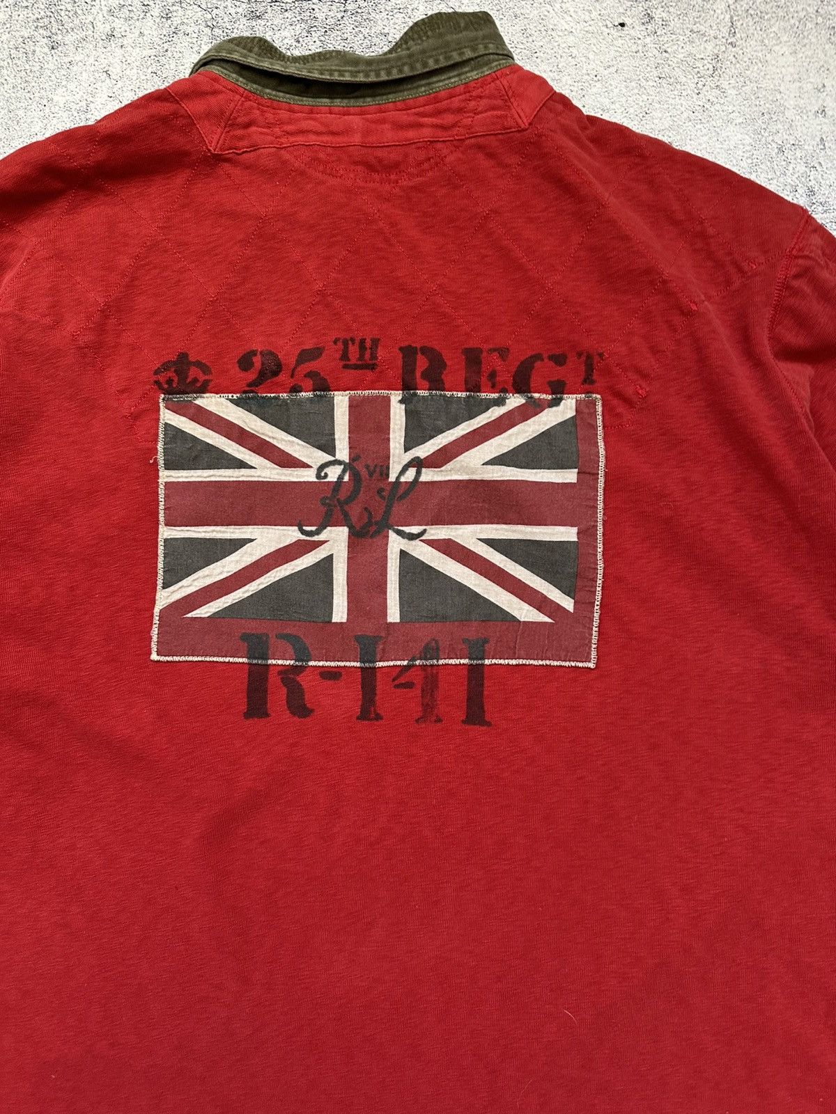 Polo Ralph Lauren Great Britain Polo Ralph Lauren Long Sleeve Flag Y2K Size US XXL / EU 58 / 5 - 9 Thumbnail