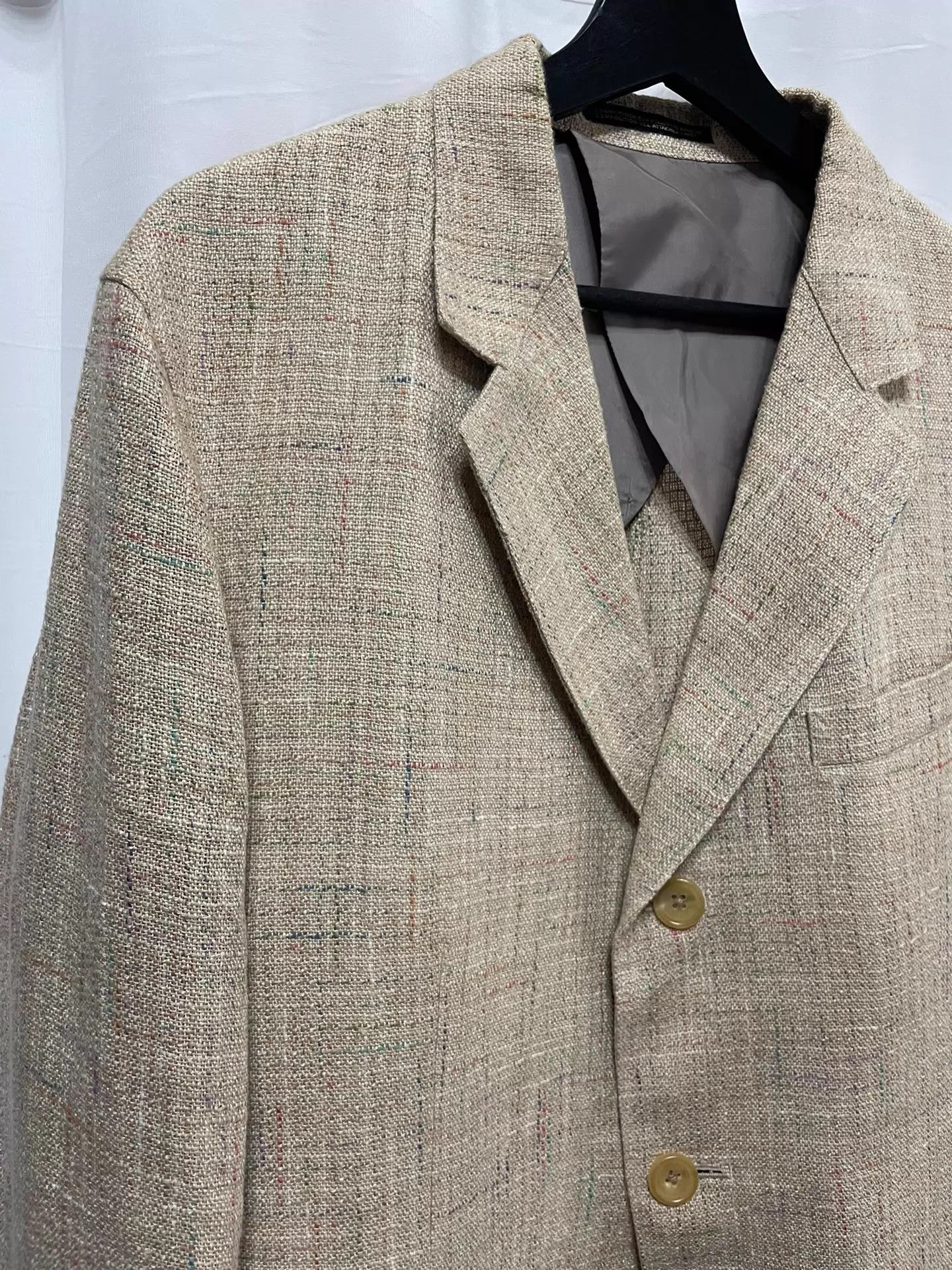 Yohji Yamamoto Yohji Yamamoto Vtg Unisex 2 Colorful Linen Blazer Size US M / EU 48-50 / 2 - 3 Thumbnail
