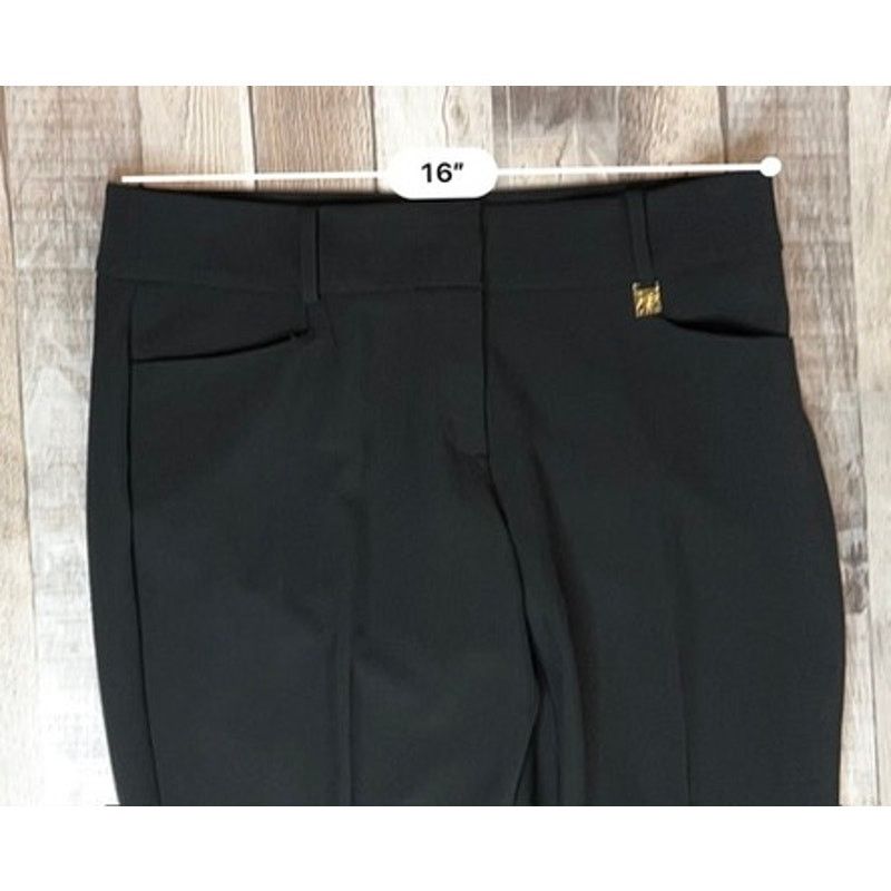 Anne Klein Anne Klein Black Boot Leg Pants Trousers 6 Academia 31" Ins Size 28" / US 6 / IT 42 - 3 Thumbnail