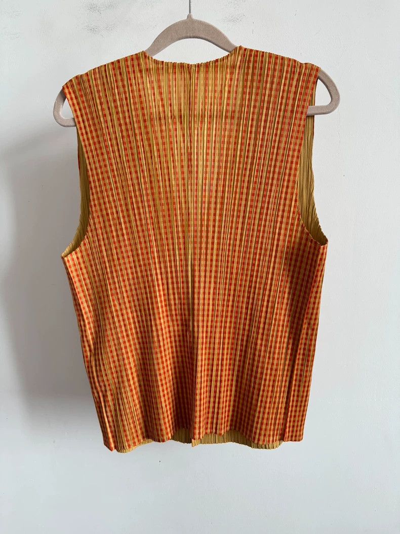 Issey Miyake issey miyake size:3 Checkered vest Size XXS / US 00 / IT 34 - 2 Thumbnail