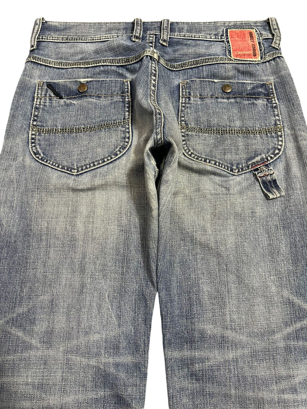 Full Count & Co. Vintage Japanese Brand Blue Faded Wash Baggy Style Jeans Size US 32 / EU 48 - 4 Thumbnail