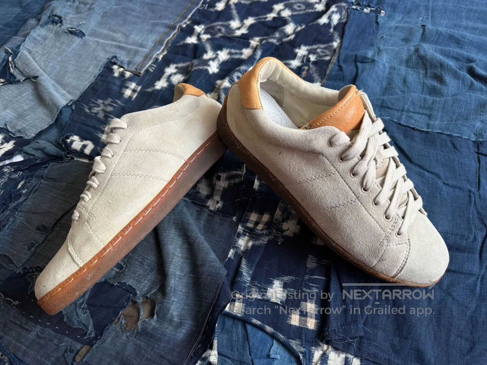 Visvim visvim foley folk sneakers in orange. Size US 11 / EU 44 - 1 Thumbnail