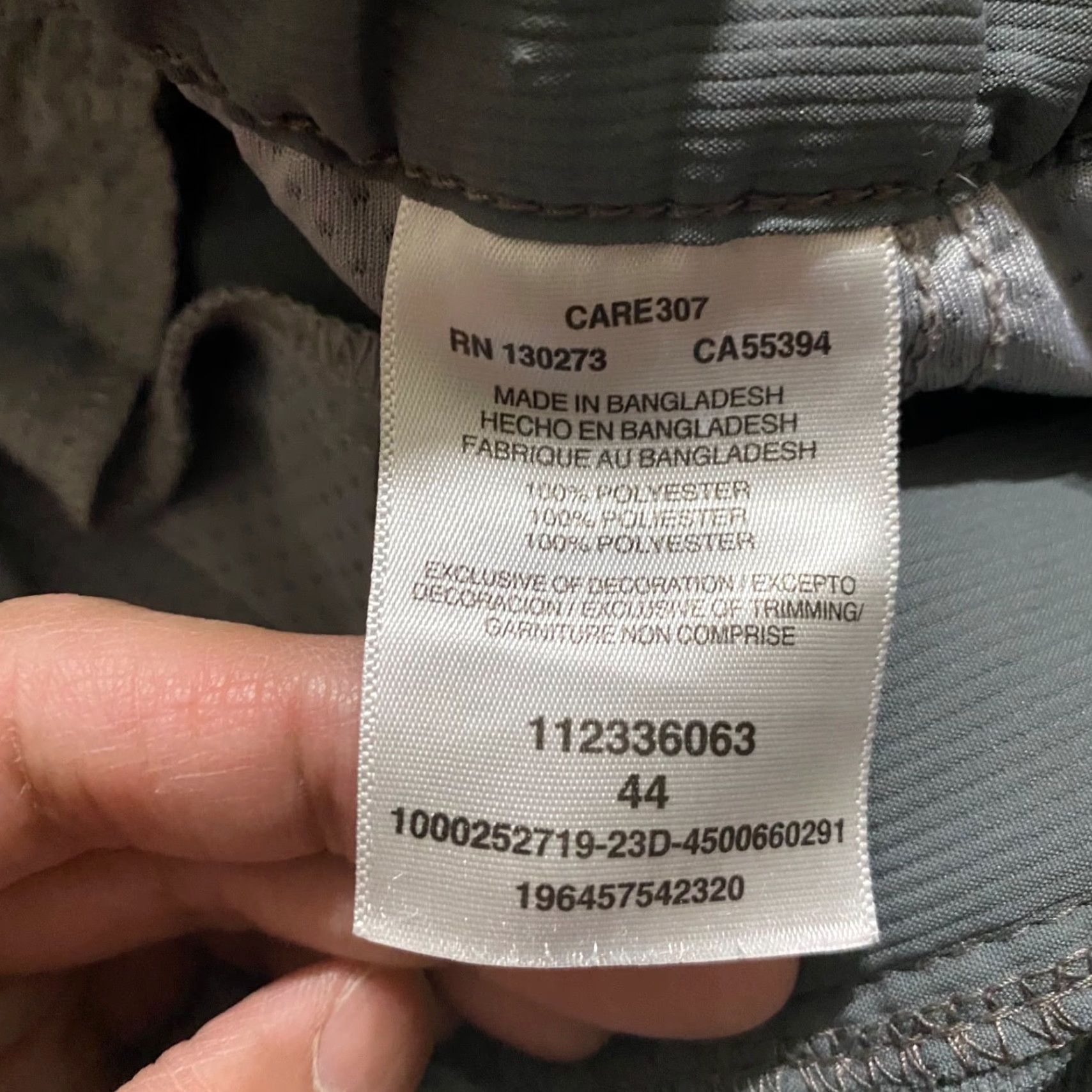 Wrangler Wrangler Mens Shorts Gray Cargo Inseam 10" Regular Waist 42in Polyester Outdoor Utility Pockets Inseam 10 in Men's Cargo Shorts 44 Size US 44 / EU 60 - 4 Thumbnail