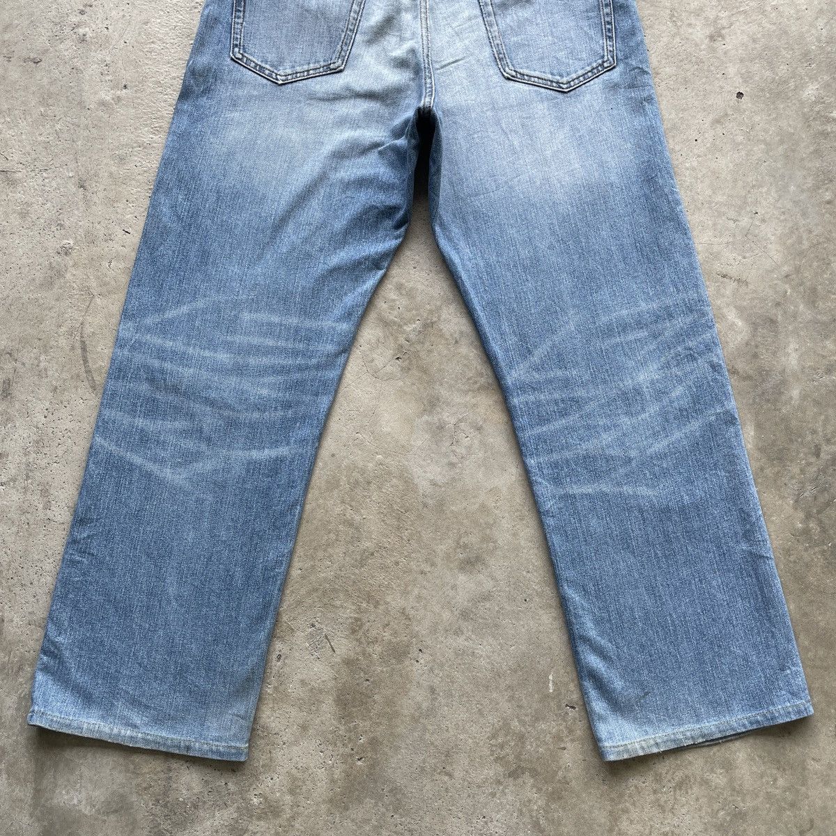 Japanese Brand Japanese Brand Gu Jeans Faded Baggy Denim Distressed Pants Size US 32 / EU 48 - 9 Thumbnail