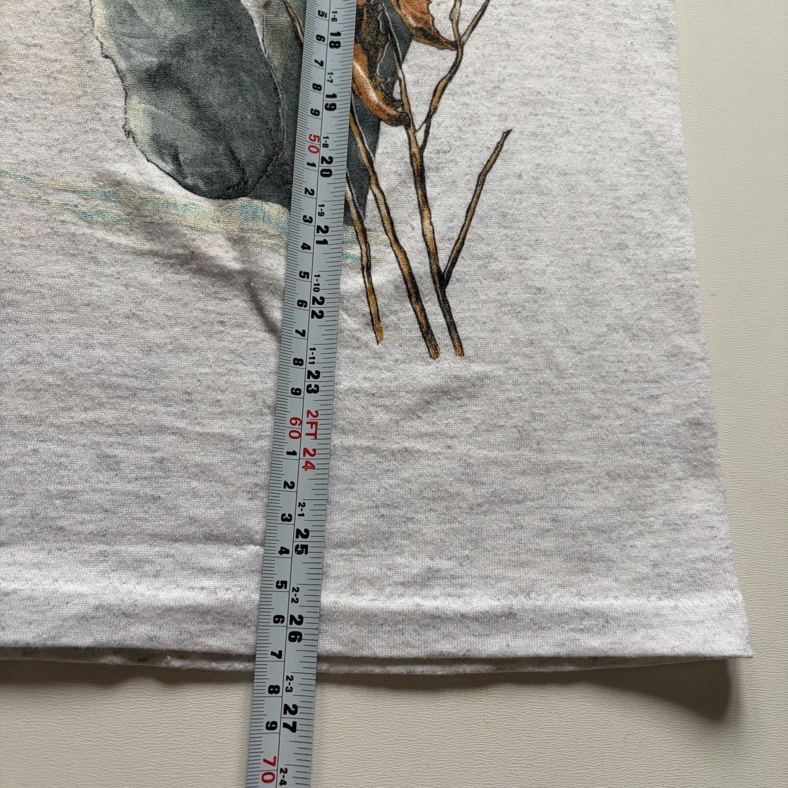 Vintage Vintage 90s Wolf Wildlife Animal Art Shirt Medium Gray Rare Size US M / EU 48-50 / 2 - 6 Thumbnail