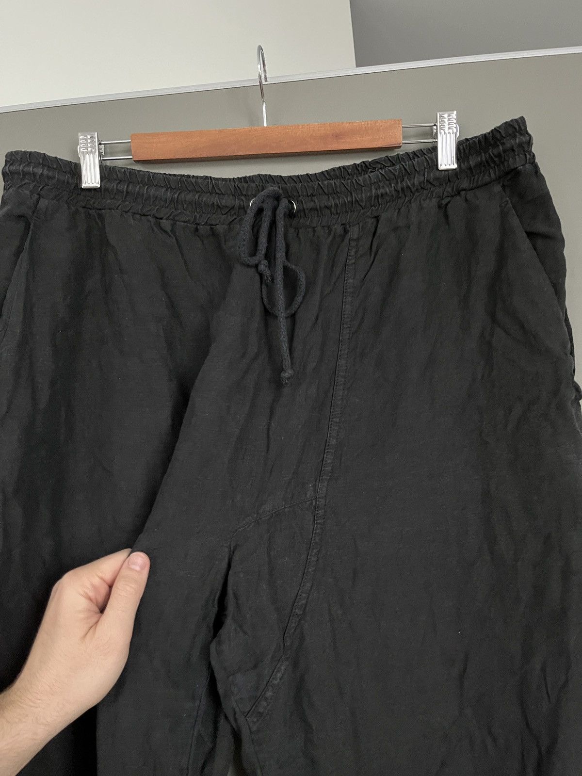 Lost & Found Ria Dunn Lost & Found Ria Dunn Linen Avant Garde Asymmetrical Pants Size US 34 / EU 50 - 6 Thumbnail