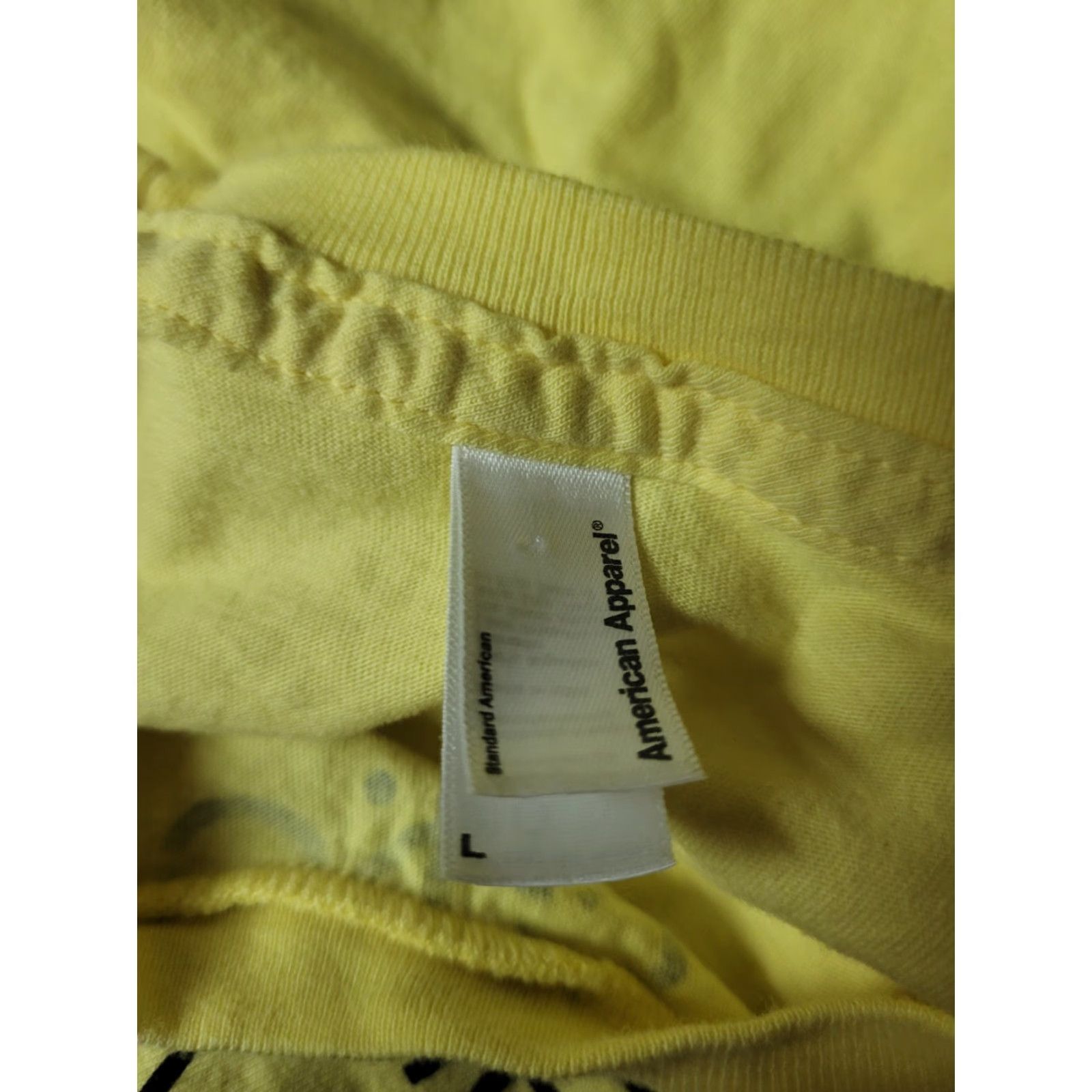 American Apparel VINTAGE Deas Vail T Shirt L American Apparel 100% Cotton Yellow Short Sleeve Graphic Tee Mens Music Size US L / EU 52-54 / 3 - 3 Thumbnail