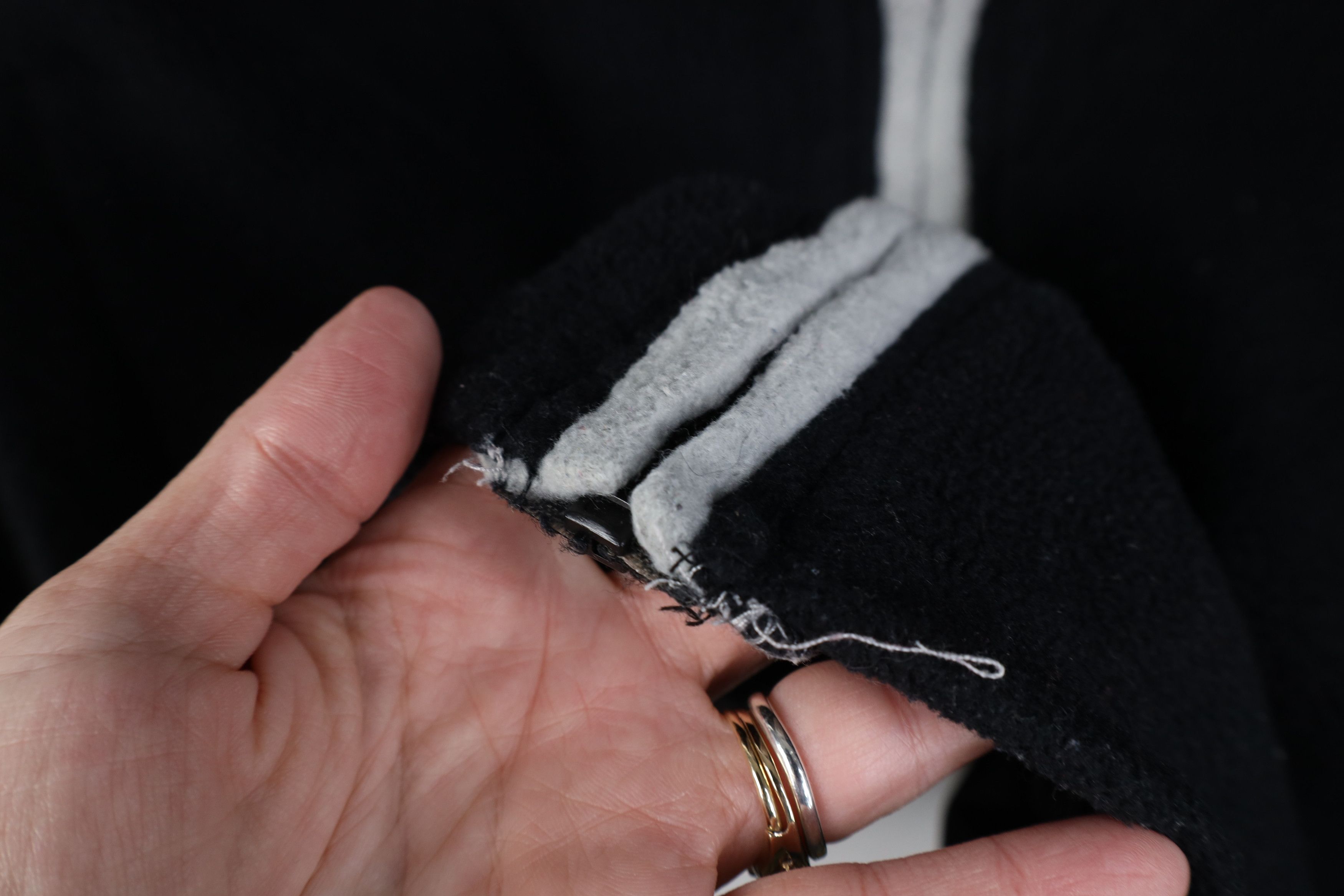 Starter Vintage 90s Starter Sleeveless Fleece Full Zip Hoodie Black Size US L / EU 52-54 / 3 - 11 Thumbnail