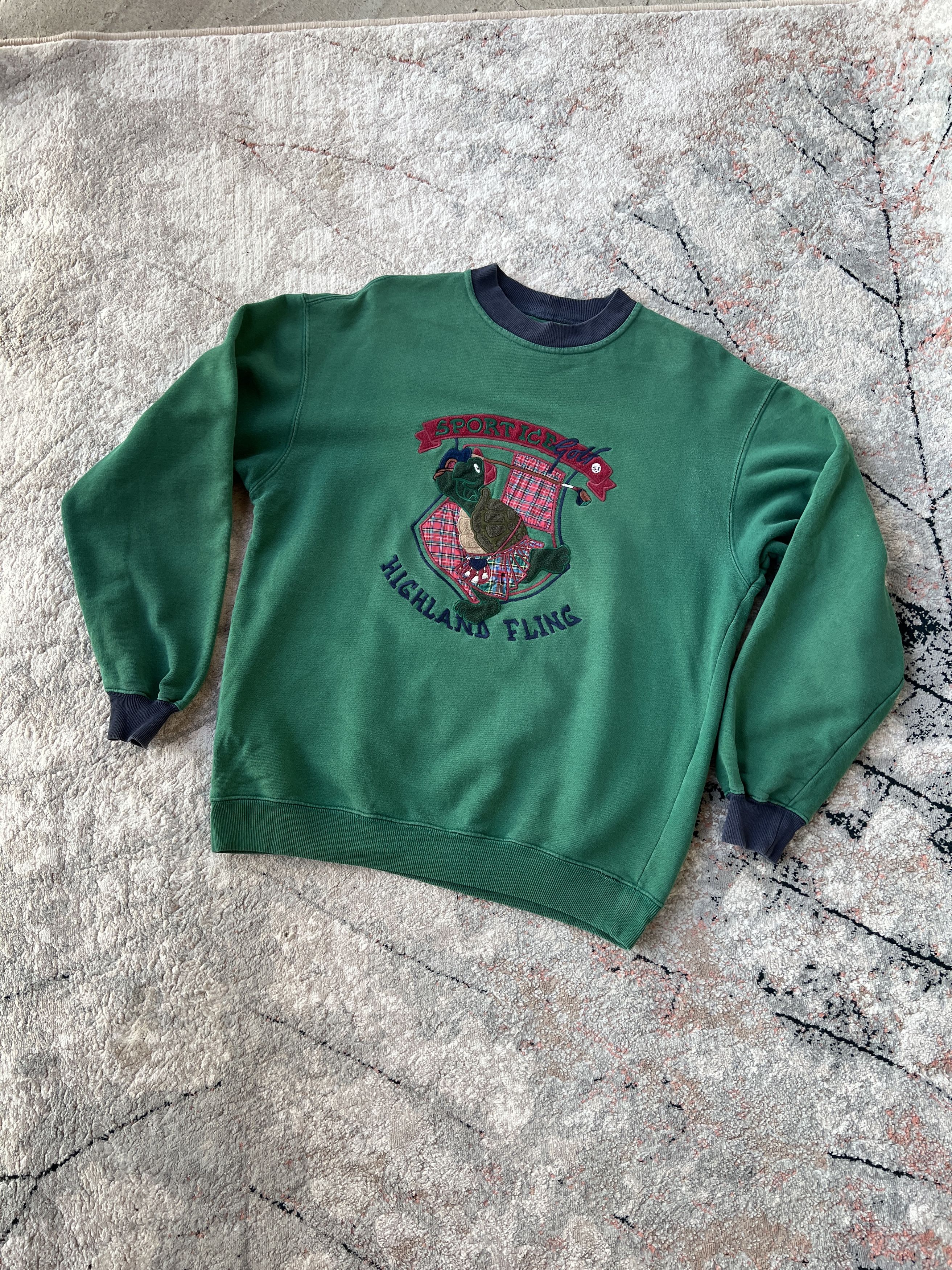 Vintage Sport Ice Golf Highland Fling Vintage Sweatshirt Size US L / EU 52-54 / 3 - 1 Thumbnail