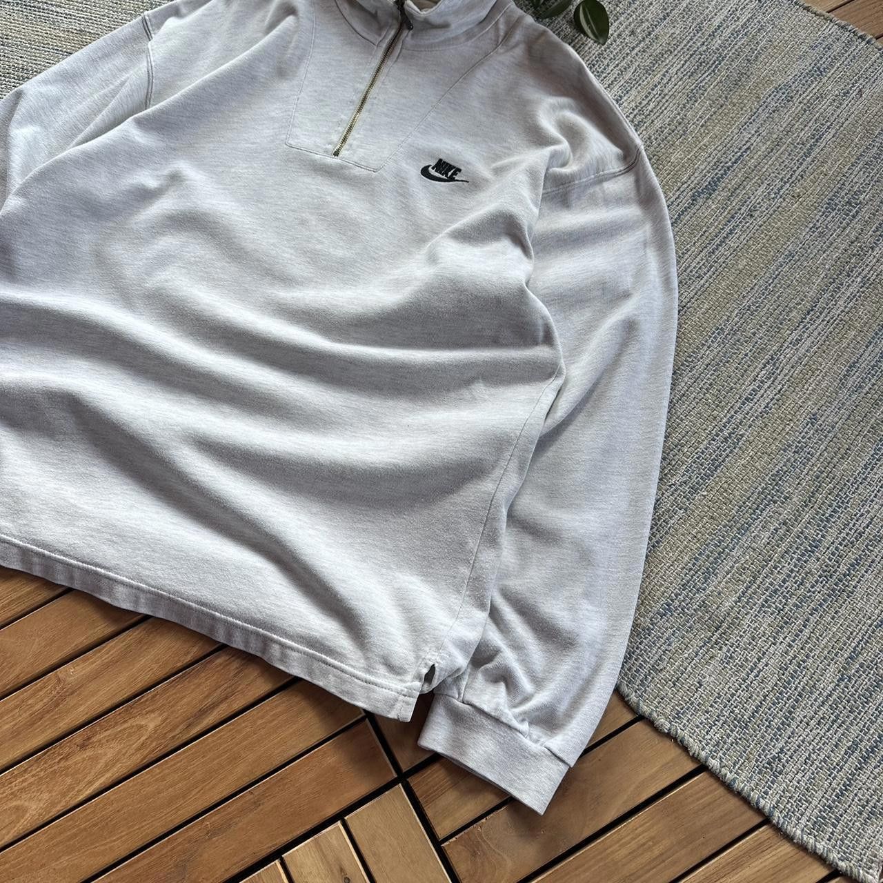 Nike Vintage Y2K Nike Swoosh Logo Half Zip Baggy Sweatshirt Size US XL / EU 56 / 4 - 2 Thumbnail