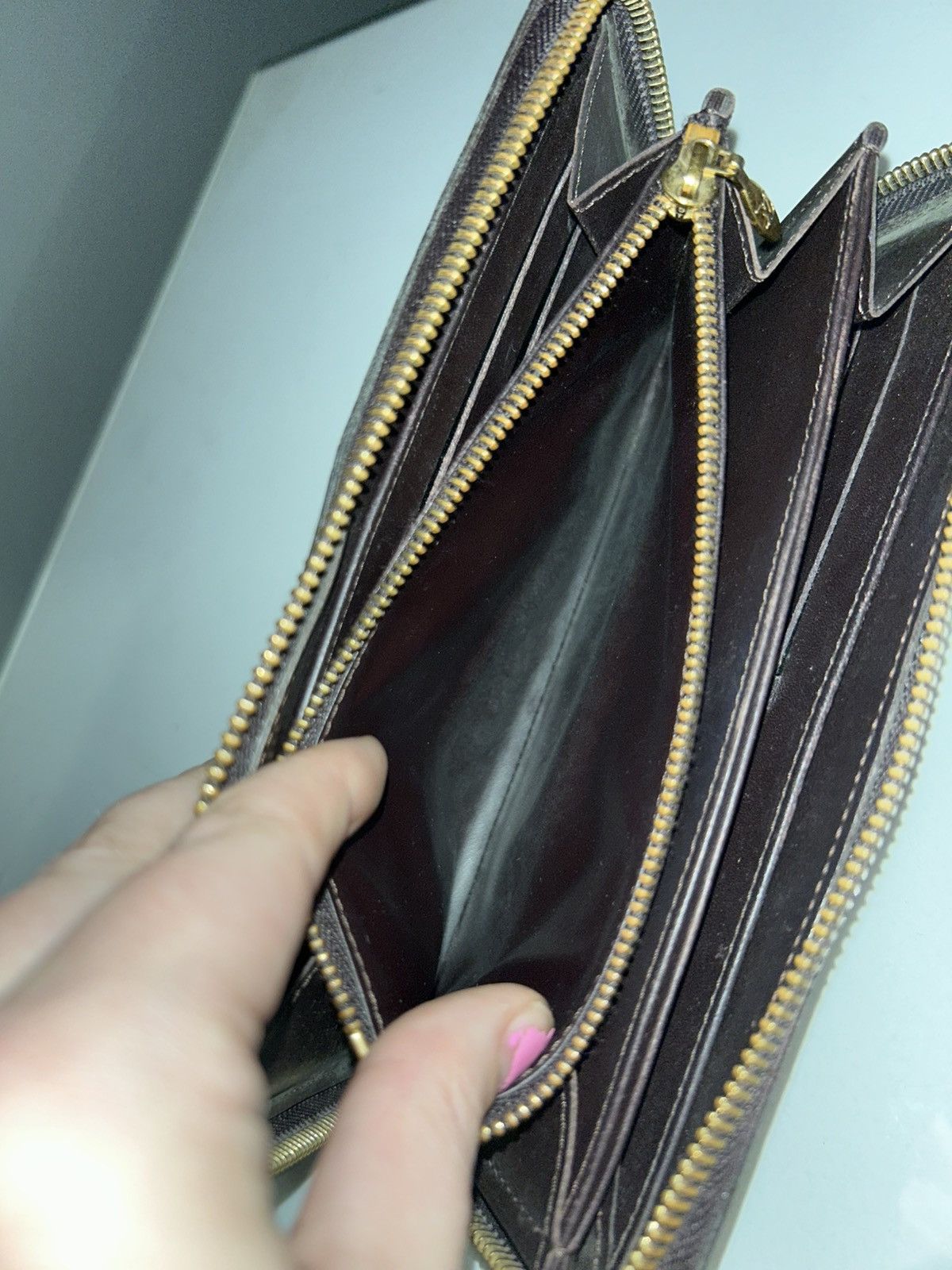 Louis Vuitton Louis Vuitton Monogram Amarante Vernis Zippy Wallet CA4130 Size ONE SIZE - 9 Thumbnail