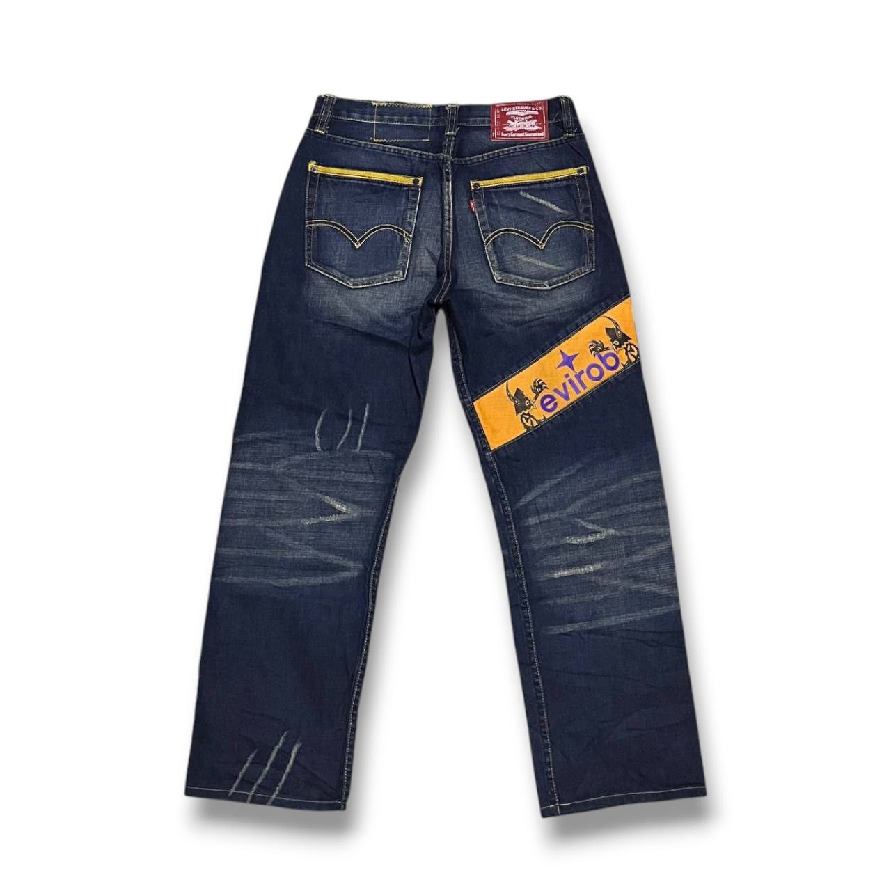 CLOT × Levi's × Medicom Toy Levi’s 503 x Be@rbrick Evirob Devilrobots Denim Jeans Size US 31 - 3 Thumbnail
