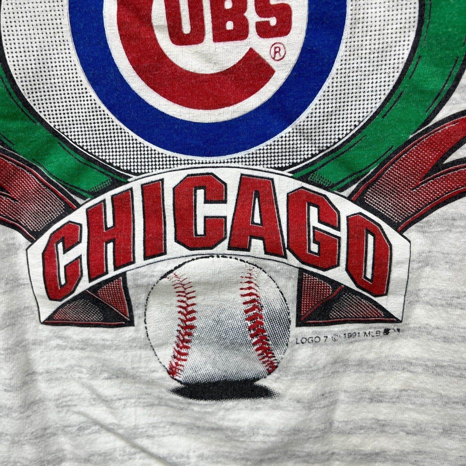 MLB × Vintage Vintage 90s Chicago Cubs Single StitchShirt MLB Logo 7 Large Size US L / EU 52-54 / 3 - 7 Thumbnail