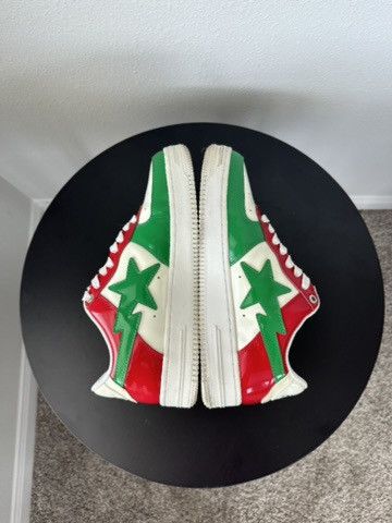 Bape BAPESTA Italia/Italy/Mexico Red White Green Size US 9 / EU 42 - 6 Thumbnail