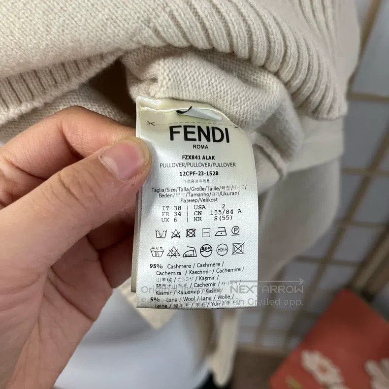 Fendi Fendi Beige sweater Size XS / US 0-2 / IT 36-38 - 4 Thumbnail