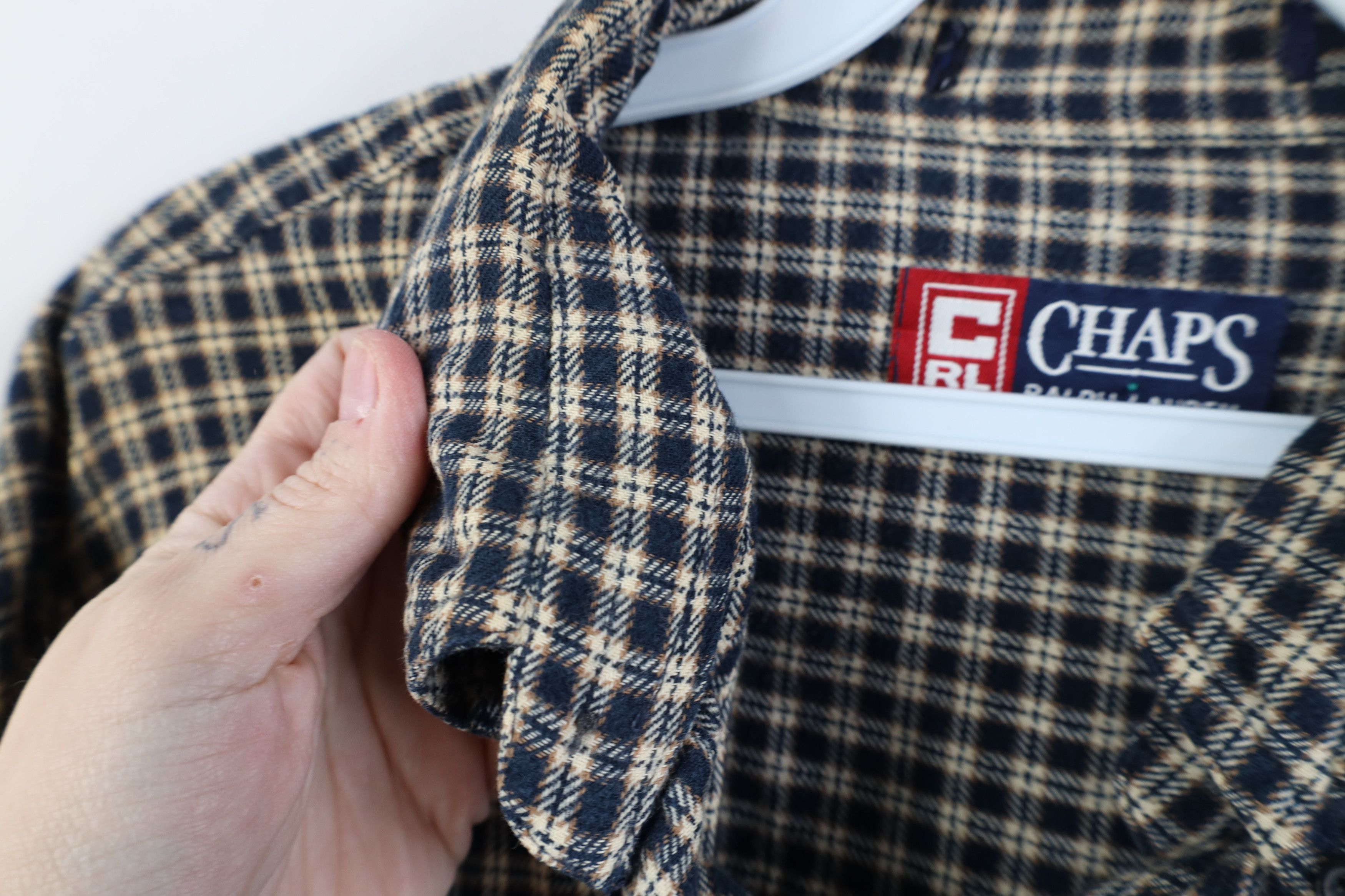 Polo Ralph Lauren Vintage 90s Chaps Ralph Lauren Flannel Button Down Shirt Size US XL / EU 56 / 4 - 8 Thumbnail