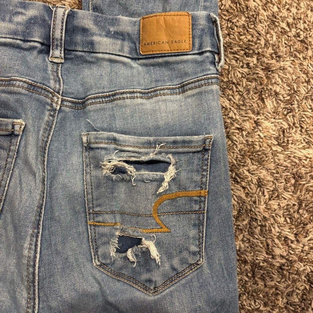 American Eagle Outfitters Women’s American Eagle High Rise Curvy Jegging Jeans Size 26" / US 2 / IT 38 - 2 Thumbnail