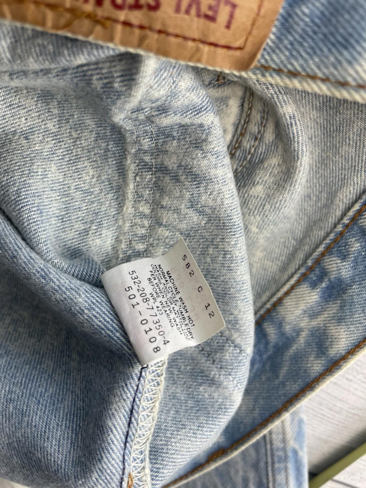 Levi's Vintage Levis 501 Acid Wash Jeans USA Made Men 38x30 Custom Size US 38 / EU 54 - 10 Thumbnail