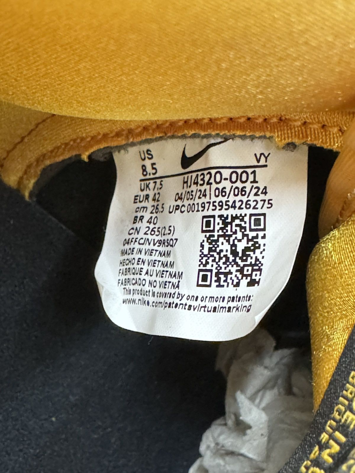 Nike 2024 Nike Dunk High Wu-Tang Size US 8.5 / EU 41-42 - 8 Thumbnail