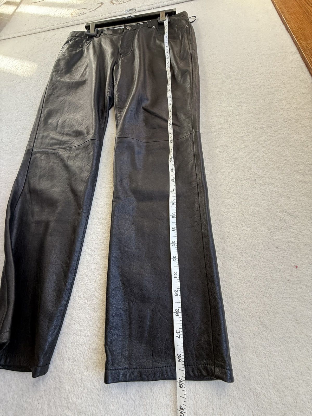 Saint Laurent Paris $3290 SS20 Saint Laurent leather pants jeans 52 Grail Size US 36 / EU 52 - 13 Thumbnail