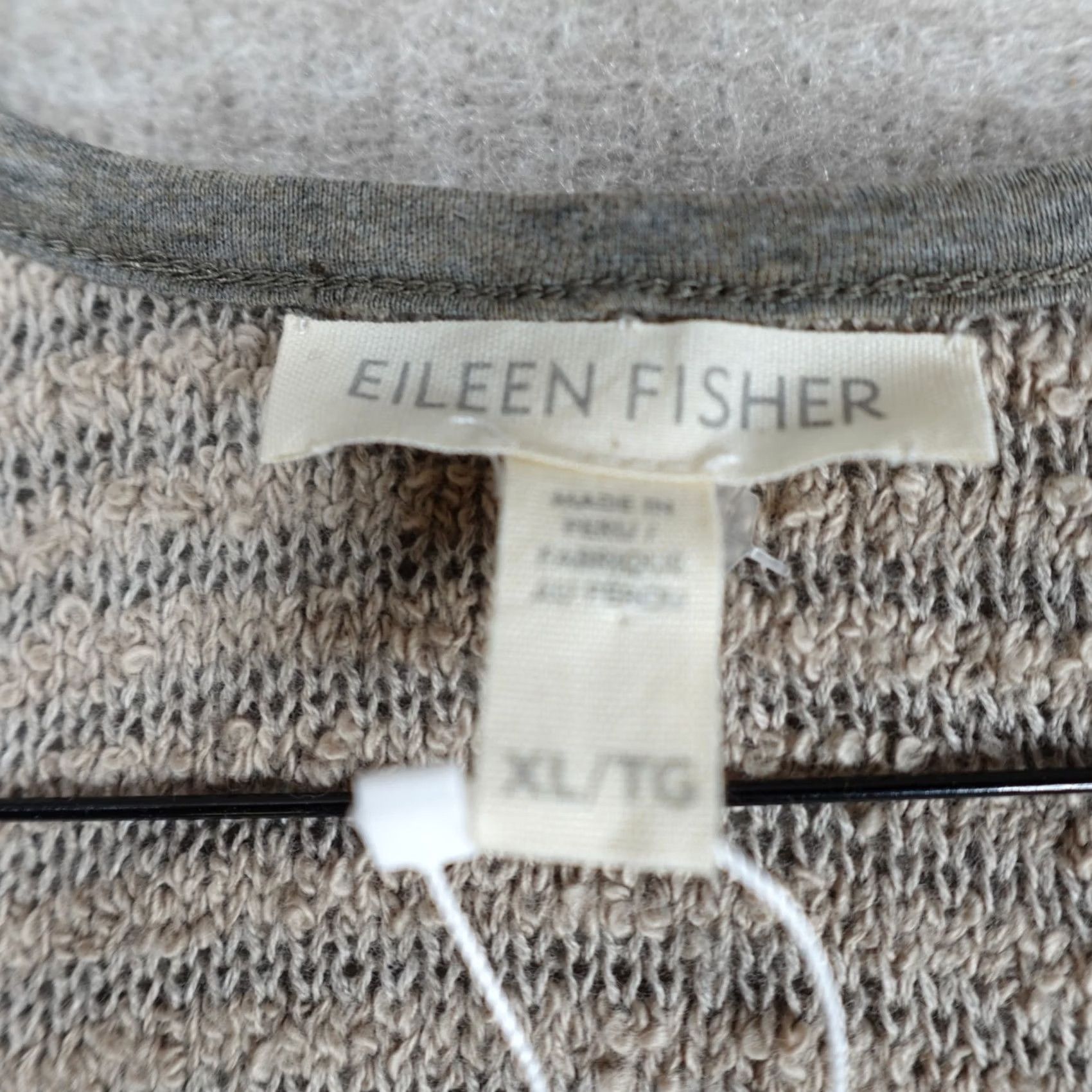 Eileen Fisher VINTAGE? (No) Eileen Fisher Women's Tank Top XL Brown Knit Organic Cotton Regular Sleeveless Spaghetti Strap Pullover Size XL / US 12-14 / IT 48-50 - 2 Thumbnail