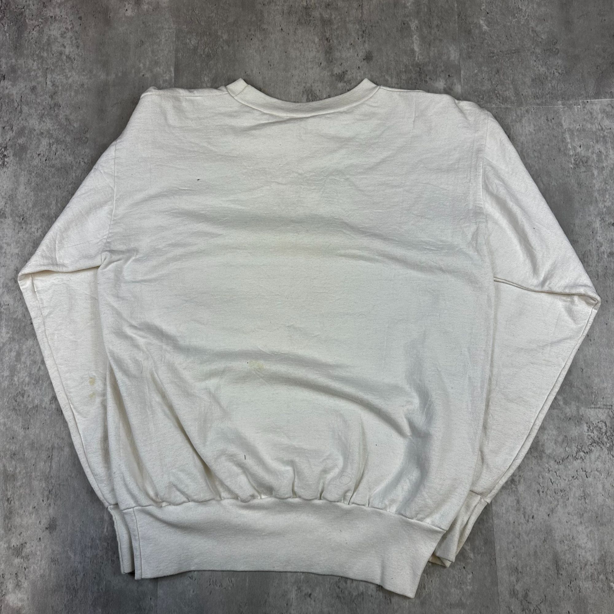 Vintage Vintage White Texas A&M "New Year Same Old Crop" Crewneck (M Size US M / EU 48-50 / 2 - 2 Thumbnail