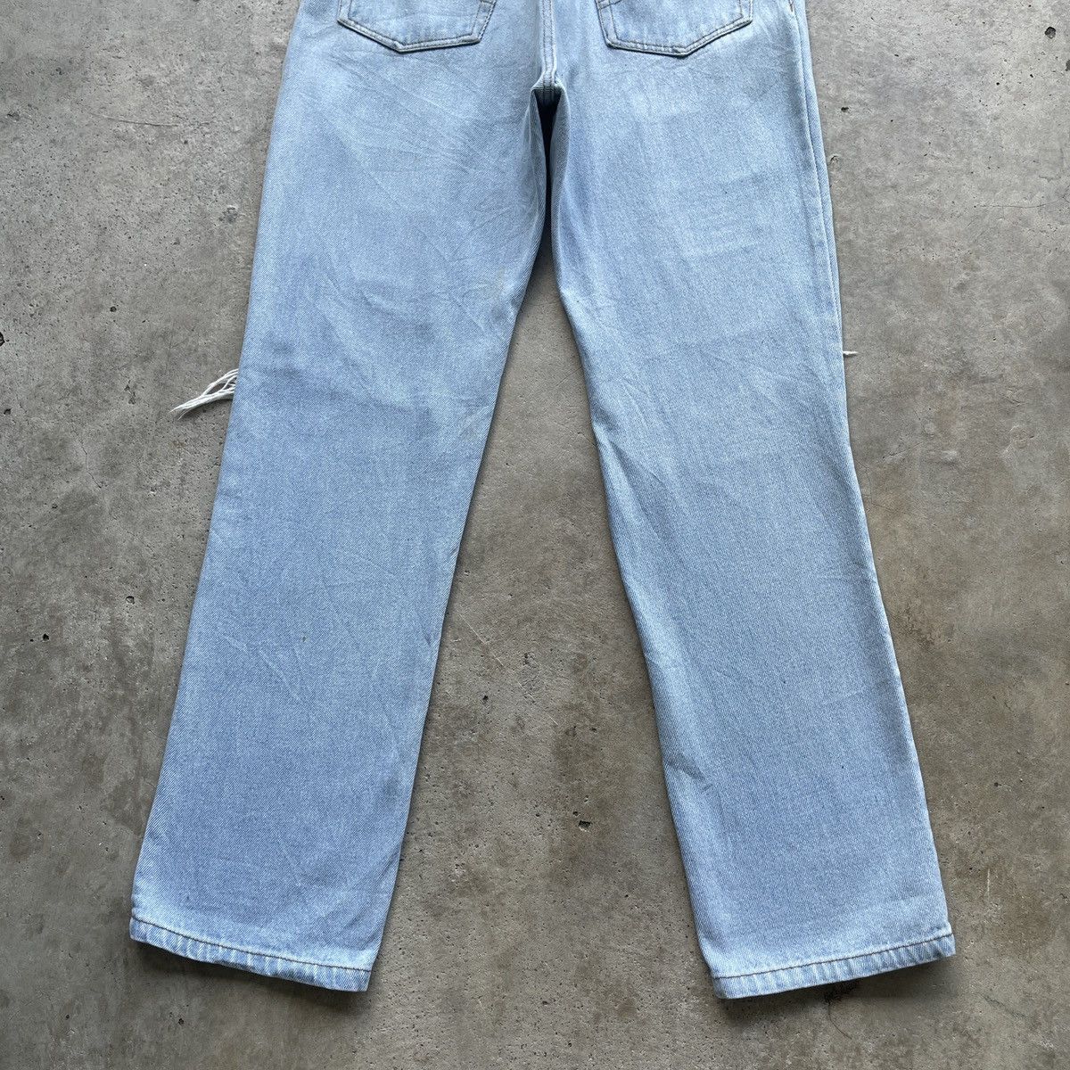 Japanese Brand Vintage Japan Ripped Jeans Faded Distressed Denim Pants W32 Size US 32 / EU 48 - 9 Thumbnail