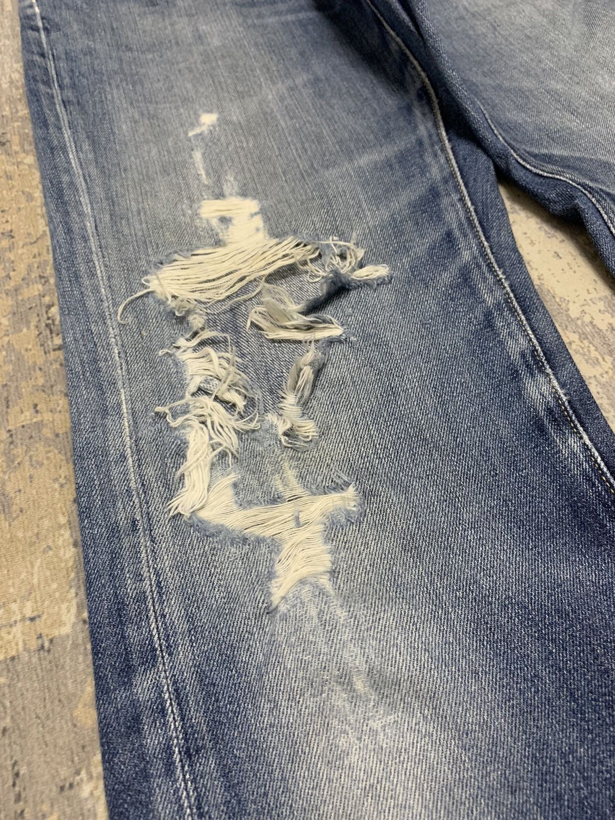 Hysteric Glamour Japanese Uniqlo Hysteric Glamour Distressed Style Jeans Size US 34 / EU 50 - 5 Thumbnail