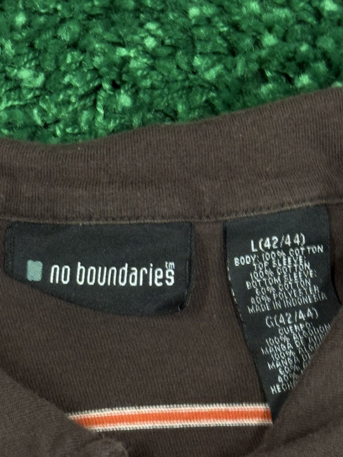 Vintage Vintage No Boundaries Double Layer Thermal Polo Shirt Large Size US L / EU 52-54 / 3 - 4 Thumbnail