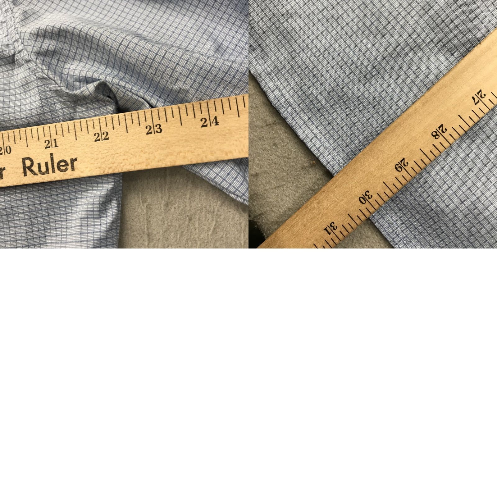 Vintage MINISTRY OF SUPPLY Shirt Mens Large Blue Check Preppy Work Casual Button Collar Size US L / EU 52-54 / 3 - 8 Thumbnail