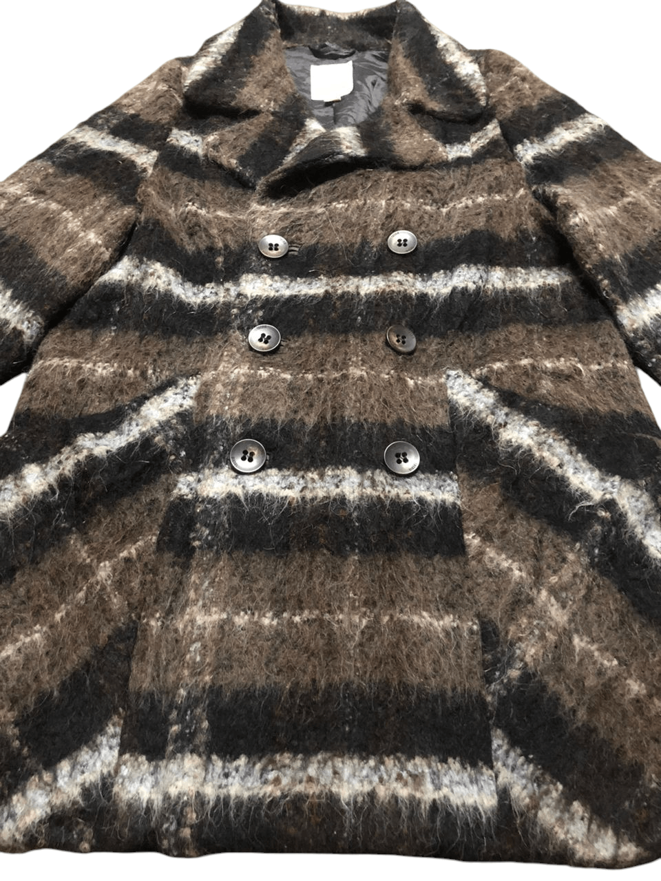 Diesel Diesel Checked Mohair Double Breasted Overcoat Size XS / US 0-2 / IT 36-38 - 5 Thumbnail