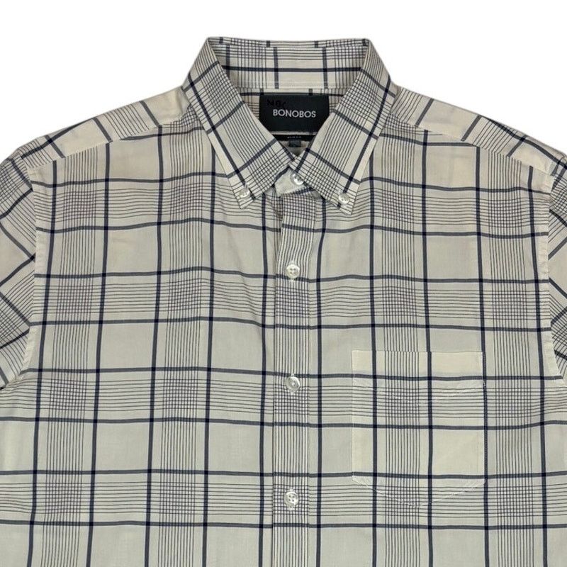 Bonobos Bonobos Brushed Button Down Shirt Slim Fit Men's Small Size US S / EU 44-46 / 1 - 1 Thumbnail
