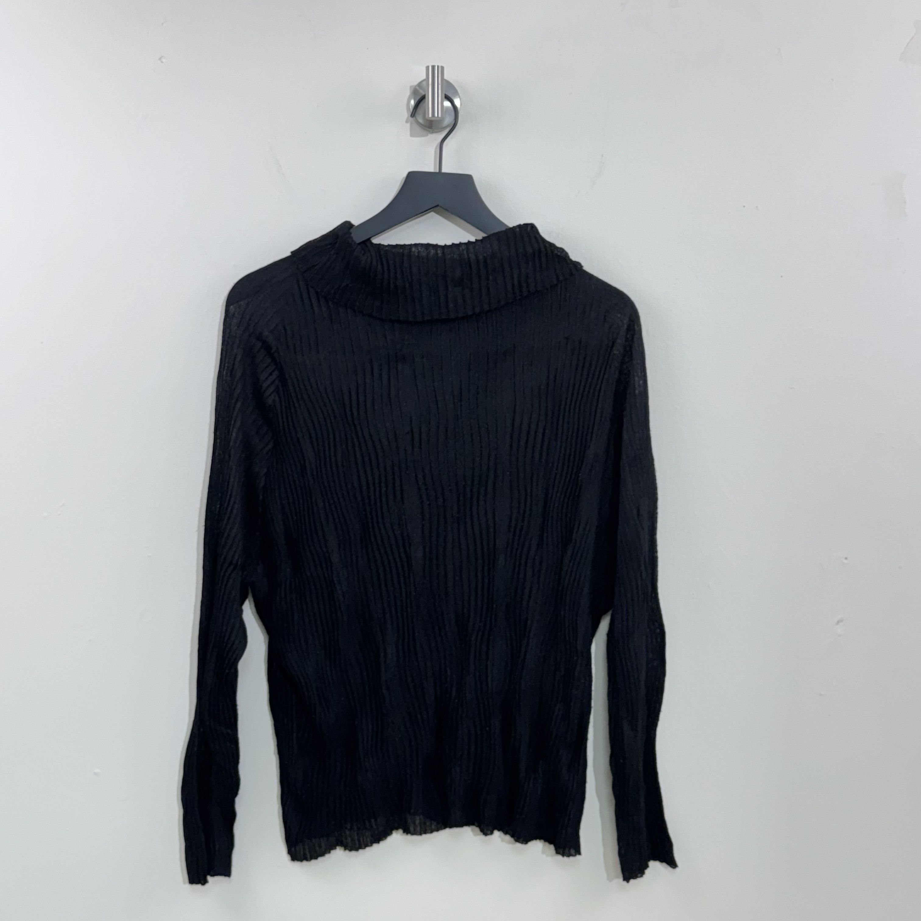 Issey Miyake Issey Miyake Pleated Sheer Turtleneck Size M / US 6-8 / IT 42-44 - 1 Thumbnail
