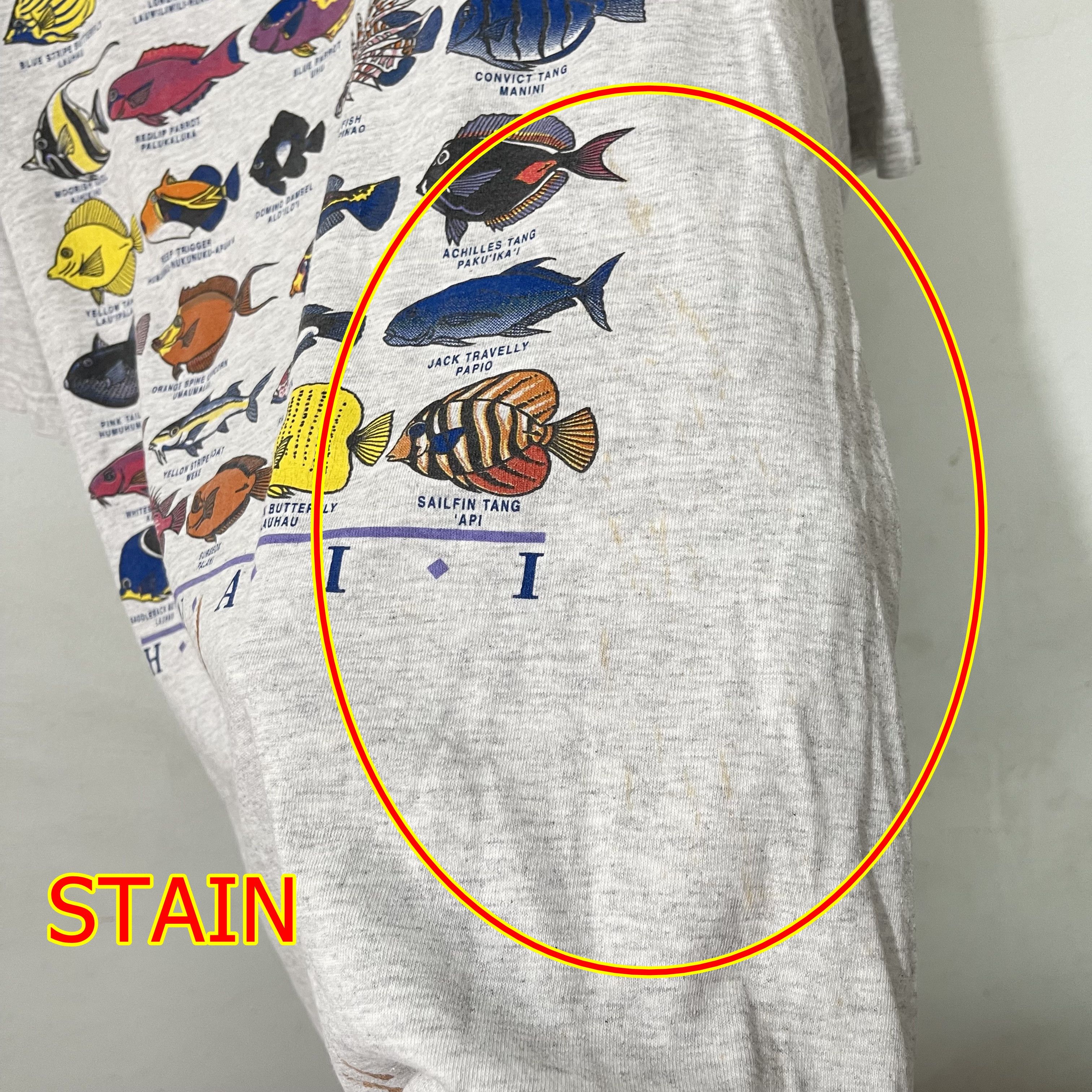 Vintage Vintage 90s Fishes of Kona Hawaii T-Shirt Size US L / EU 52-54 / 3 - 7 Thumbnail