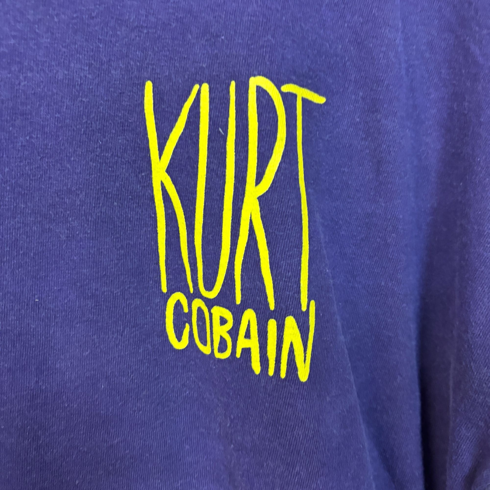 Band Tees Kurt Kobain Nirvana Long Sleeve Oversized Grunge Tshirt size Size US M / EU 48-50 / 2 - 4 Thumbnail