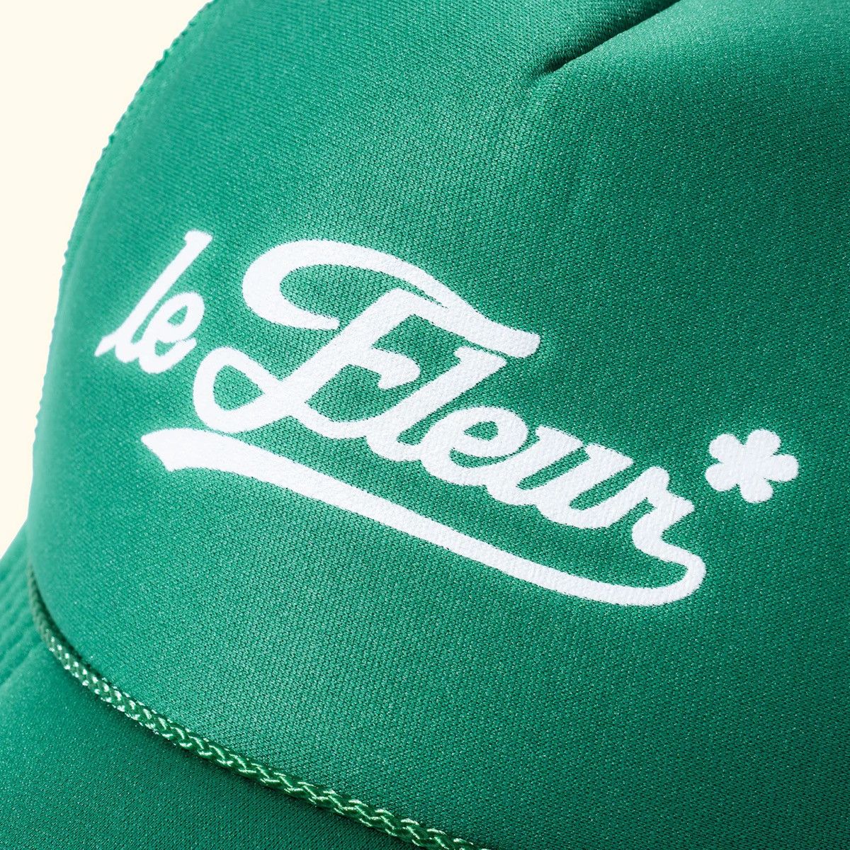 Golf le Fleur Golf le Fleur* Green Cursive Trucker Hat Size ONE SIZE - 4 Thumbnail