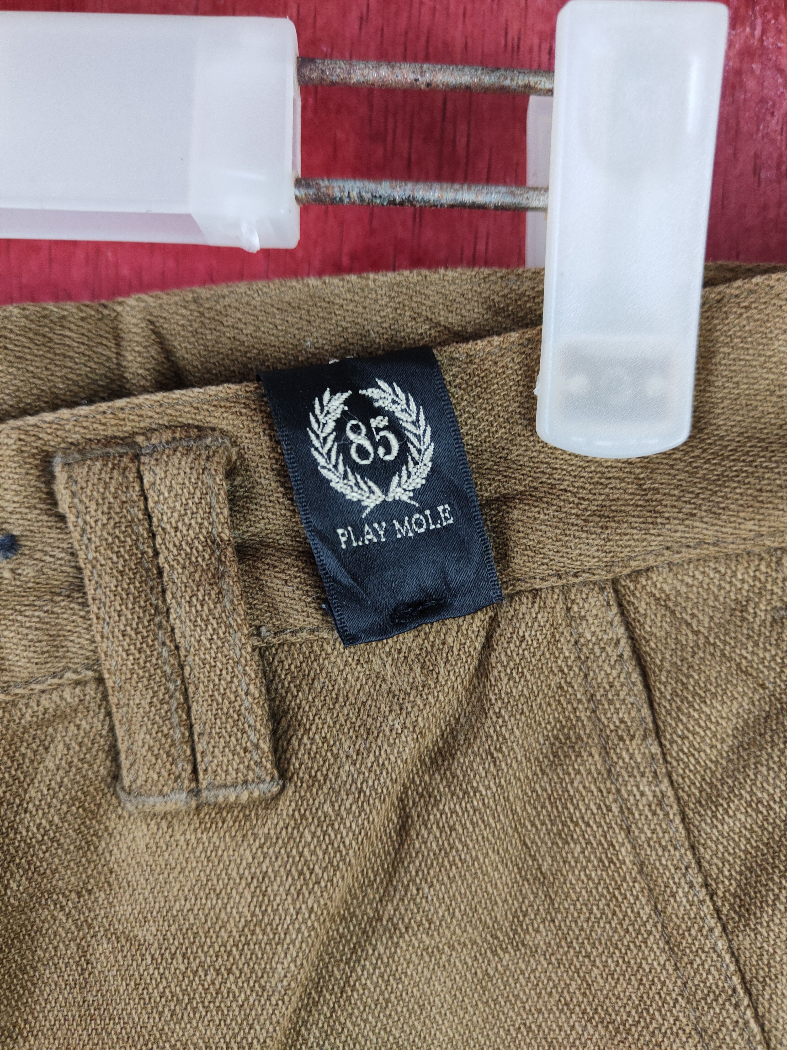 Japanese Brand Play Mole Dark Brown Multipocket Trousers Pants N#S2727 Size US 32 / EU 48 - 3 Thumbnail