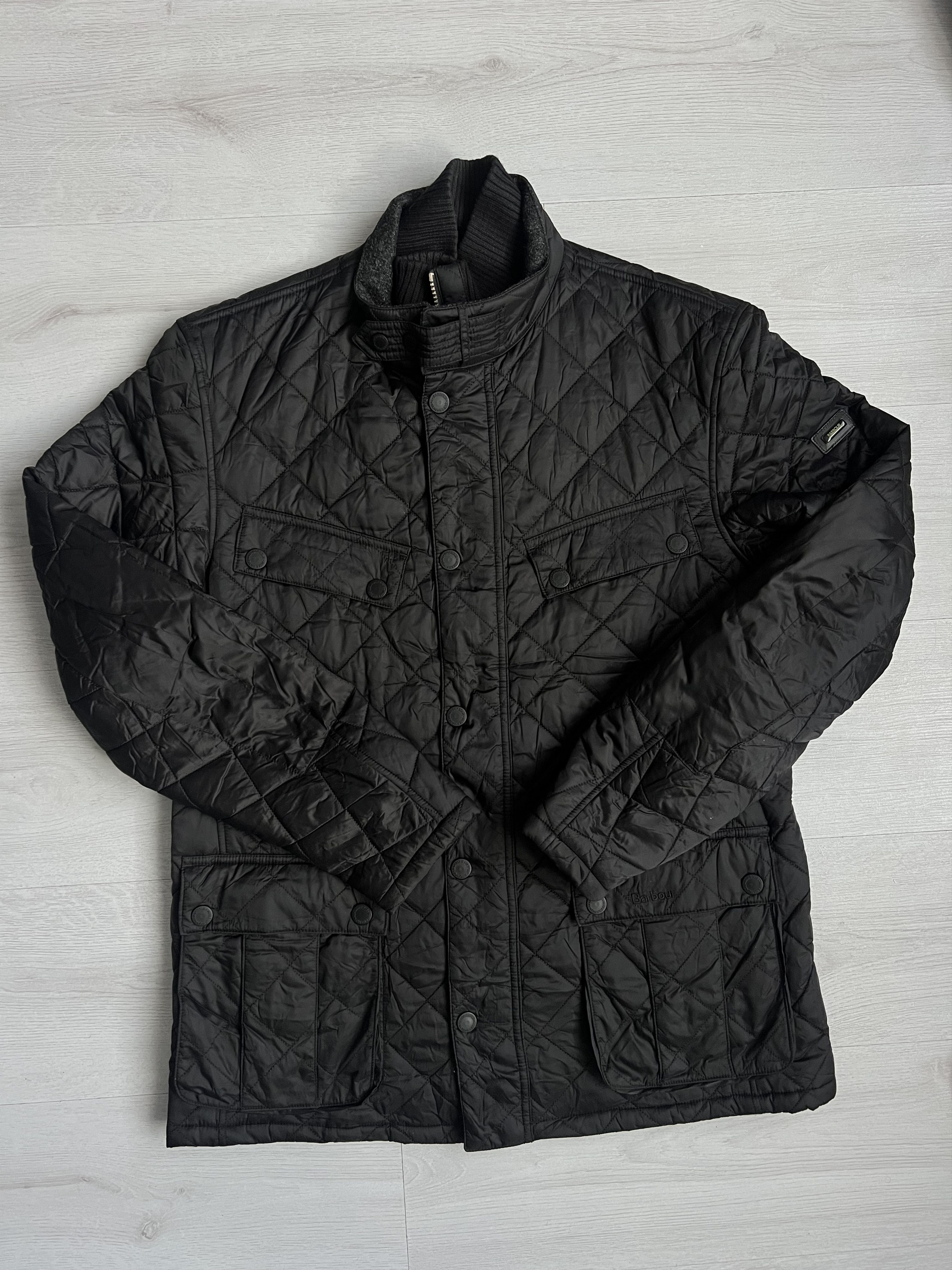 Barbour Barbour Men's Black Quilted Jacket Stand Collar Size US L / EU 52-54 / 3 - 1 Thumbnail