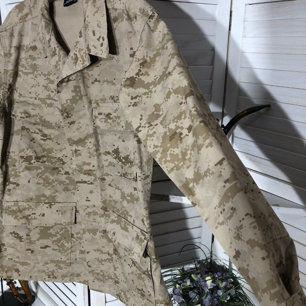 Other USMC Marine Corp issue camouflage cotton combat jacket S R Size US S / EU 44-46 / 1 - 4 Thumbnail