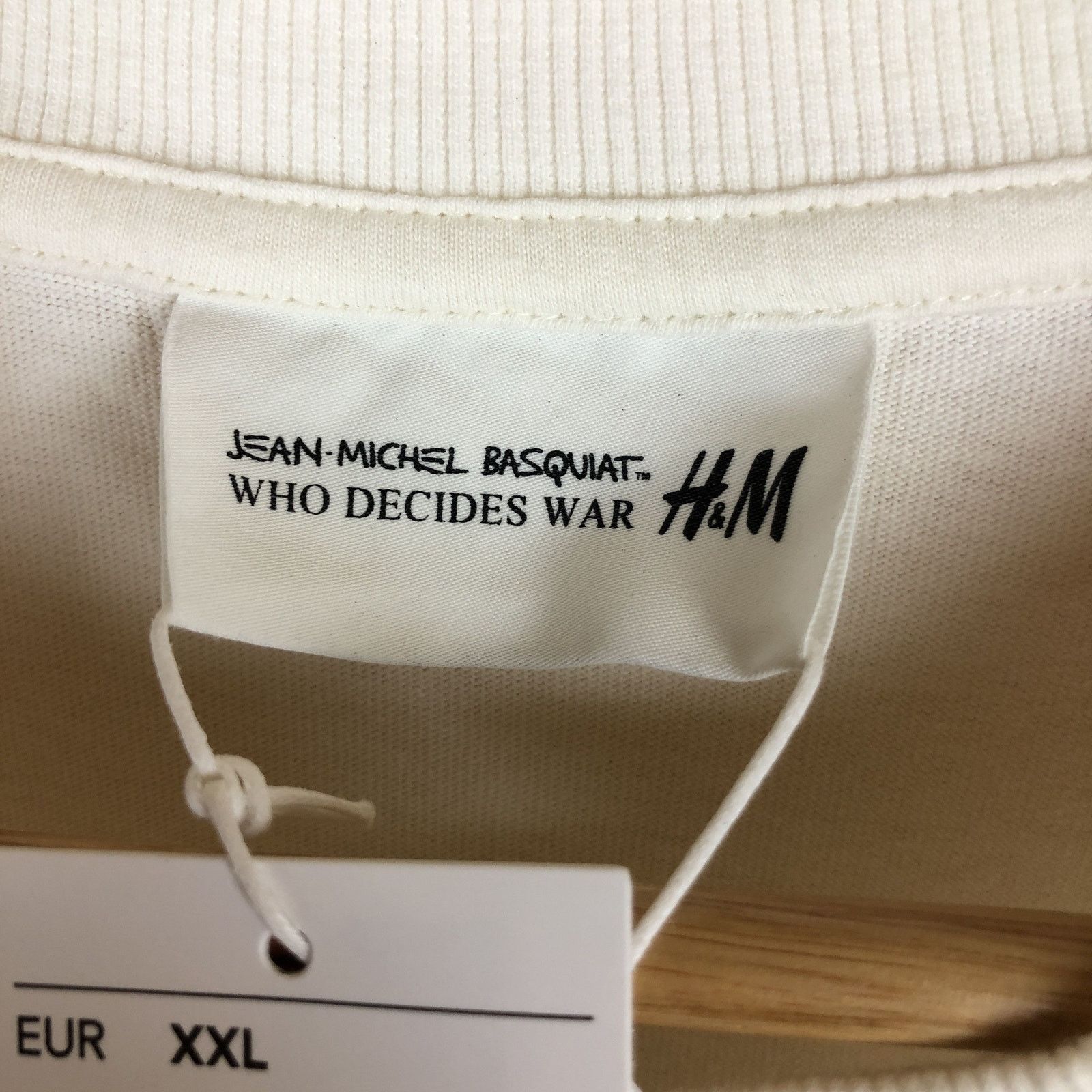 H&M × Jean-Michel Basquiat × Who Decides War WHO DECIDES WAR x Basquiat x H&M Long Sleeve Relaxed T-Shirt Size US XXL / EU 58 / 5 - 9 Thumbnail