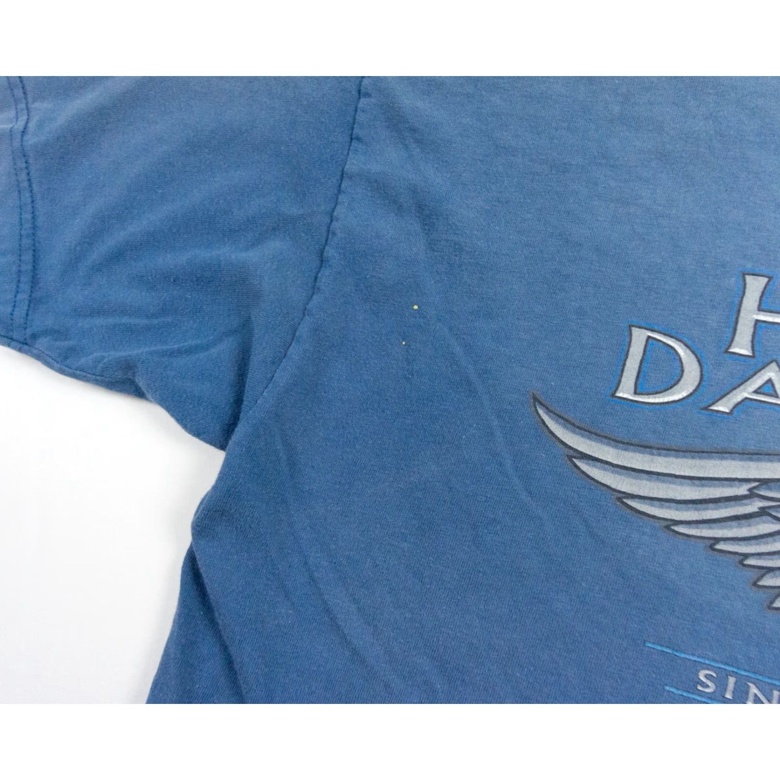 Harley Davidson VINTAGE Harley-Davidson Motorcycle Graphic Shirt Men XL Blue Short Sleeve Tee Size US XL / EU 56 / 4 - 5 Thumbnail
